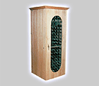 Vinotemp Mercury 250 Wine Cellar - Wide Oval Glass Window - 200 Bottle Count