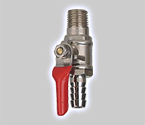 Gas Shut Off with Check Valve - 3/8