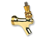 PVD Brass Plated SS Beer Faucet with Stainless Steel Lever