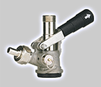 7485E-S - D System Keg Tap Coupler - Black Lever Handle