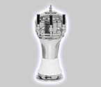 CT901-3CH Zeus Ceramic 3-Faucet Draft Beer Tower - White w/ Chrome Finish
