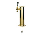 D4743S-PVD PVD Brass 1-Faucet Beer Tower - 3-Inch Column