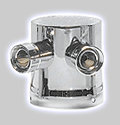 Photo of Two Product Tower Adapter - Chrome