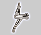 European Draft Beer Faucet - Chrome Plated Brass