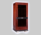 Photo of Le Cache Modern 1400 172-Bottle Wine Cellar - Classic Cherry Finish