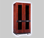 Photo of Le Cache Modern 2400 286-Bottle Wine Cellar - Classic Cherry Finish