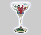Lolita Love My Margarita Glass - Red Cactus