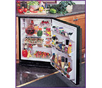 Marvel 61AR-BB-O Built-in All Refrigerator with Monochromatic Black Cabinet & Custom Overlay Door
