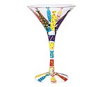 Not Another Necktie Martni Glass by Lolita Love my Martini