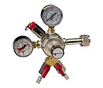 Premium Dual Gauge Regulator with Air Splitter