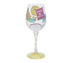New Mommy Wine Glass by Lolita Love My Wine Stemware Collection