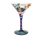 New York-tini Martini Glass by Lolita Love My Martini Collection