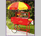 Nostalgia Electrics HDC-701 Old Fashioned Carnival Hot Dog Cart with Umbrella
