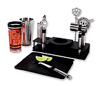 Oggi 10 PC Bar Set with Rectangular Stand