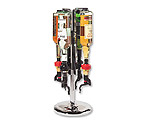 Oggi Professional 4-Bottle Revolving Liquor Dispenser