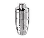 Oggi Hammered Stainless Steel Cocktail Shaker
