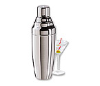 Oggi Jumbo Party Stainless Steel Cocktail Shaker