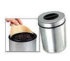 Oggi 7088 Airtight Stainless Steel 16 oz. Coffee Canister