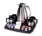 Oggi 6 Piece Stainless Steel Portable Coffee/Tea Center with 1-Liter Carafe