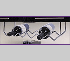 Under Cabinet Wine Rack - Chrome