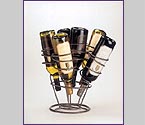 Photo of Bottle Bouquet Wine Rack- Gunmetal