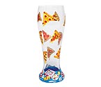 Pizza and Beer Pilsner Glass by Lolita Gotta Love Beer Collection