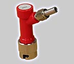 Pin Lock Home Brew Keg Tap - Gas In with Male Flare Fitting with Hose Barb