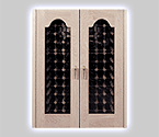 Vinotemp Provincial 230 Wine Cellar - Two Glass Doors - 160 Bottle Count
