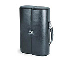 Harmony Traveling Wine Case - Black w/ Green Grapes Linens