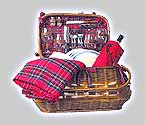 Photo of Picnic Time Highlander Bamboo & Rattan Picnic Basket for Four