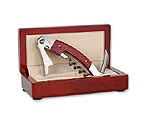 Picnic Time Elan Waiter-Style Corkscrew w/Rosewood Handle
