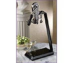 Rogar 0854 Champion Wine Opener Set - Antique Pewter/Absolute Black Granite Base