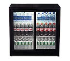 Summit SCR700 6.5 cf Undercounter Beverage Cooler w/Sliding Glass Doors