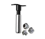 Screwpull Metal Wine Pump with 3 Stoppers