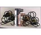 Scroll Wine Rack Bookends - Set of 2