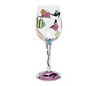 Shopaholic Too Wine Glass by Lolita Love My Wine Collection