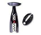 Screwpull Trilogy Table Model Corkscrew & Foilcutter Gift Set - Black