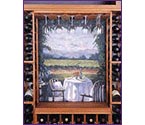 Designer Series Tabletop & Hanging Wine Glass Rack