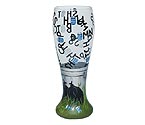 Talking Trash Pilsner Glass by Lolita Gotta Love Beer Collection
