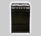 Summit TEM619R 24 Inch Slide-in Electric Ranges - Black