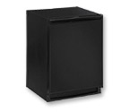 U-Line CLRCO2175B-00 Echelon Clear Ice Maker / 2.5 Cu. Ft. Refrigerator - Black