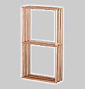 Photo of 48/24 Bottle Redwood Bordeaux Bin / Cardboard Case Modular Wine Rack