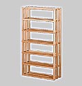 24 Bottle Redwood Magnum / Champagne Bin Modular Wine Rack