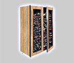Vintage Keeper VP250-M Maple Finish Tuscany Plus Series Wine Cellar