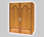 Vinotemp 230FT Furniture Wood Wine Cabinet for 160 Bottles