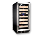 Vinotemp VT-26SB 26-Bottle Wine Cooler Refrigerator - Black Cabinet/Stainless Steel Glass Door