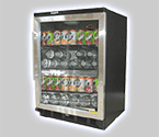 Vinotemp BC-58SB Beverage Cooler - Black/Stainless Steel Glass Door