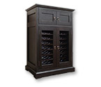 Vinotemp Bleeker 42 Bottle Wine Bar Wood Cabinet Wine Refrigerator
