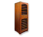 Vinotemp Bordeaux 84-Bottle Dual Zone Tower Wine Cabinet - Right Door Swing