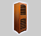 Vinotemp Bordeaux 84-Bottle Dual Zone Tower Wine Cabinet - Right Door Swing